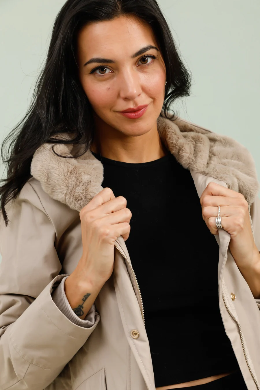Parka fourrée courte – Image 3