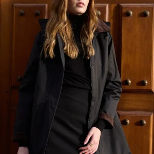 Veste coton fourrée longue