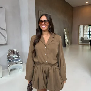 Chemise IVIVI taupe (7462)