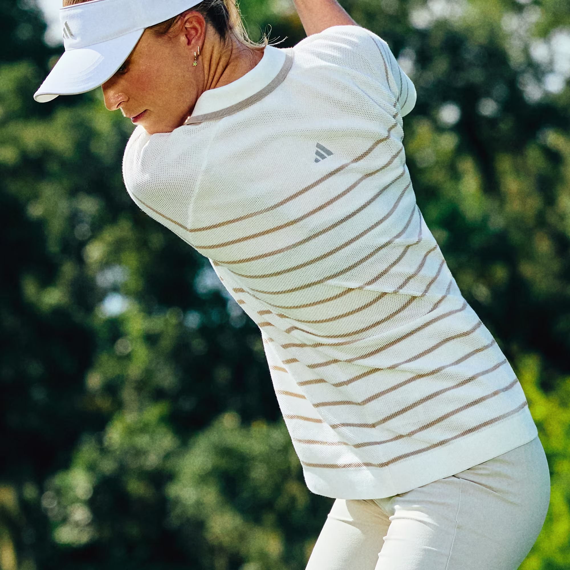 Adidas Polo de golf Maille rayé Ultimate365+ – Image 6