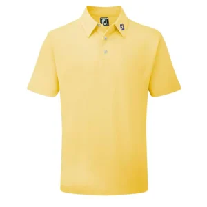 Footjoy polo Stretch Piqué Solid Jaune