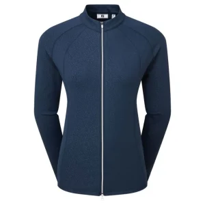 Footjoy veste femme full zip imprimé embossé